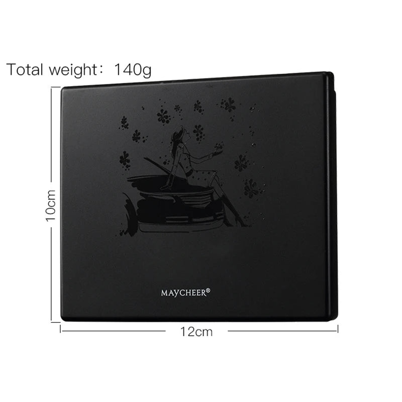 6-Color Highlighter & Contour Palette - 3D Bronzer Matte Face Makeup 14.5g