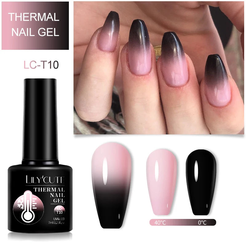 LILYCUTE 5ML Metallic Liner Gel Polish - Gold Silver Mirror Effect