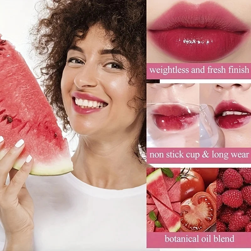 Fruity Lip Tint - Moisturizing Waterproof Liquid Lipstick