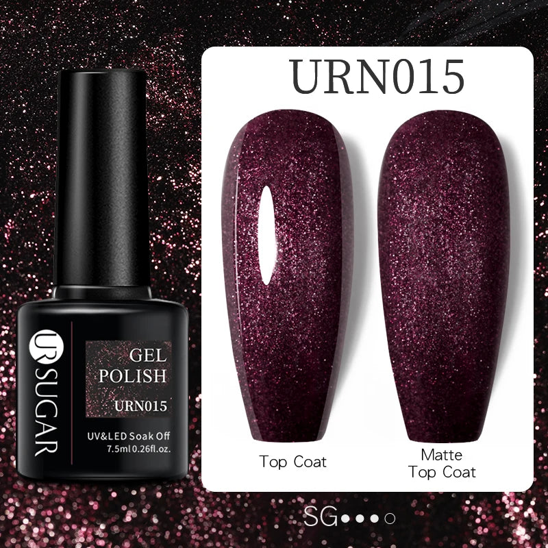 UR SUGAR 7.5ML Purple Gel Nail Polish - Matte UV LED Soak Off