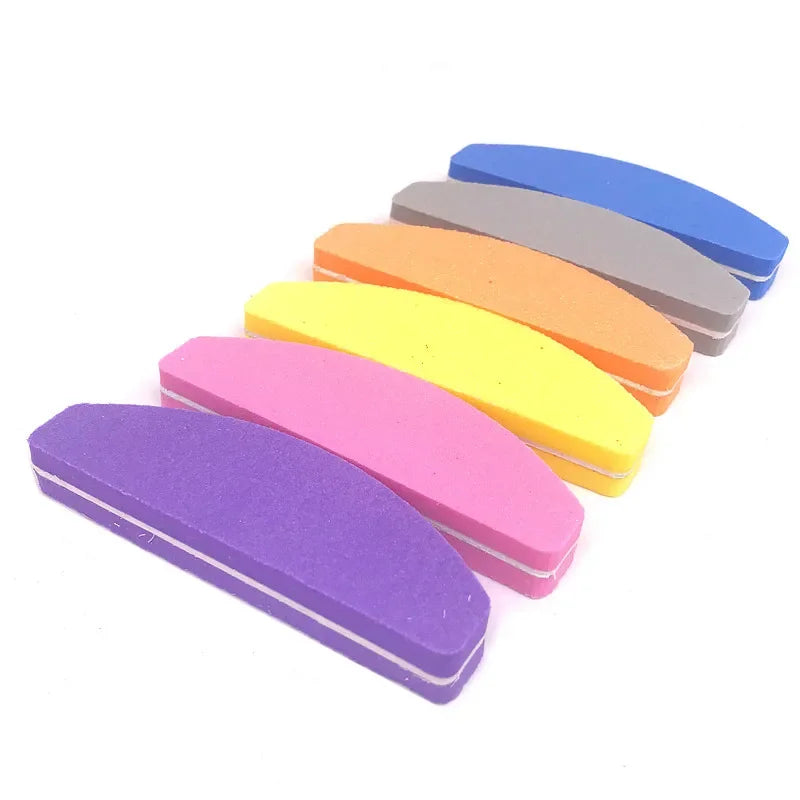 Nail Polishing Block Set - Washable Double-Sided Buffer Files (10 Pieces)