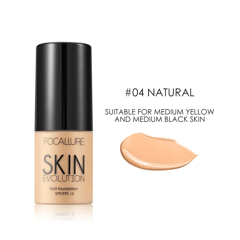 Focallure Liquid Foundation Cream - Full Coverage Oil Control Moisturizing