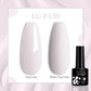LILYCUTE 7ML Jelly Amber Gel Polish - Leopard Pattern Nail Art