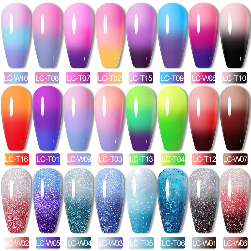 LILYCUTE 7ML Thermal Gel Polish - Temperature Color Changing