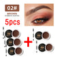 Matte Eyebrow Cream - 3D Natural Tint Waterproof Gel Wax (5-Pack)