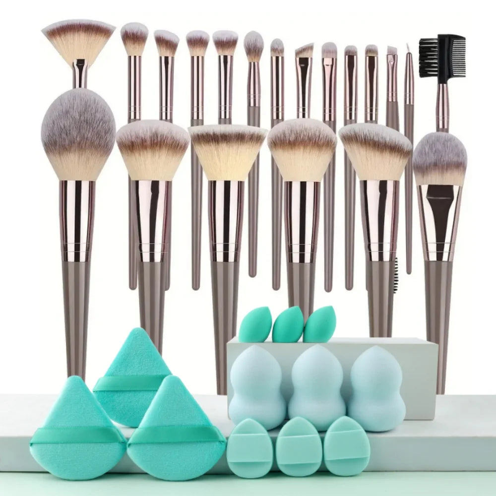Professional Makeup Brush Set - 3-20 Piece Soft Fluffy Beauty Kit