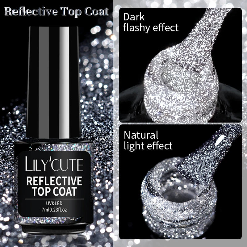 LILYCUTE 5ML Reflective Glitter Liner Gel - Champagne Sparkle