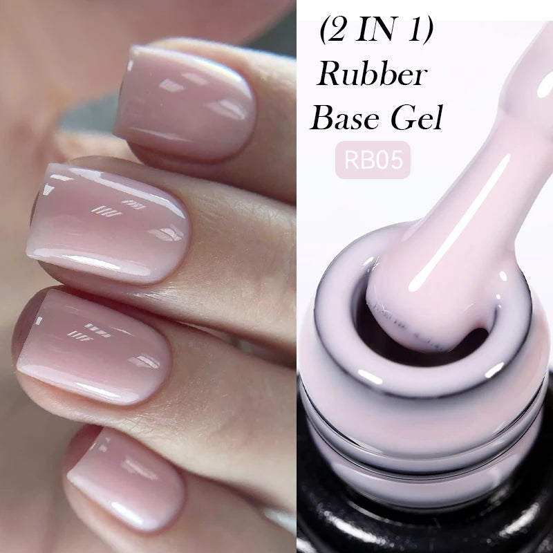 LILYCUTE 7ML Base & Top Coat UV Gel Nail Polish - No Wipe