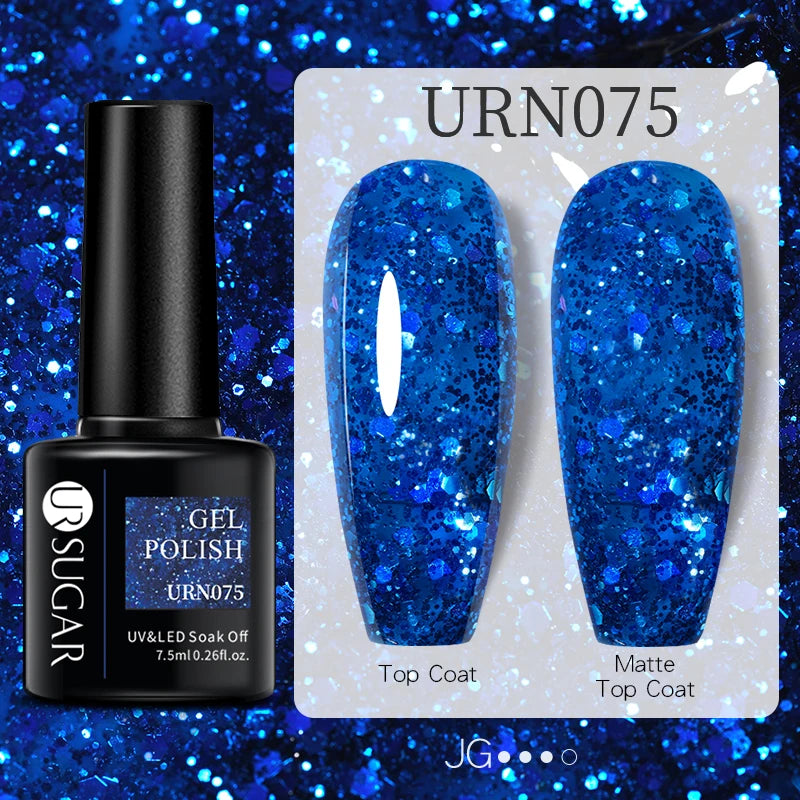 UR SUGAR 7.5ML Purple Gel Nail Polish - Matte UV LED Soak Off