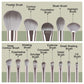 JTFIL 14 Piece Makeup Brush Set - Soft Fluffy Foundation & Eye Kit