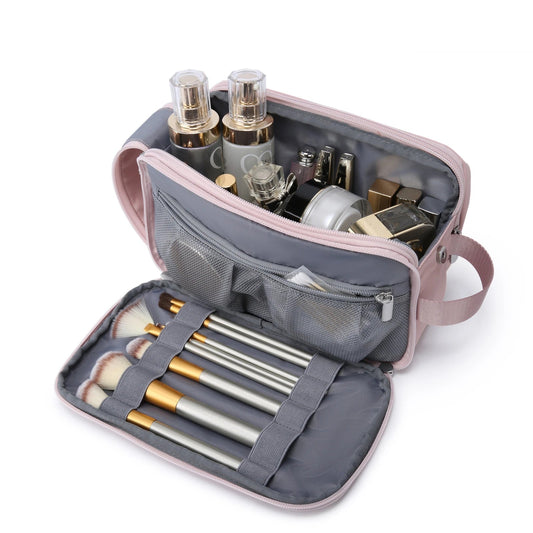 Waterproof Travel Cosmetic Bag - Lightweight Toiletry Organizer