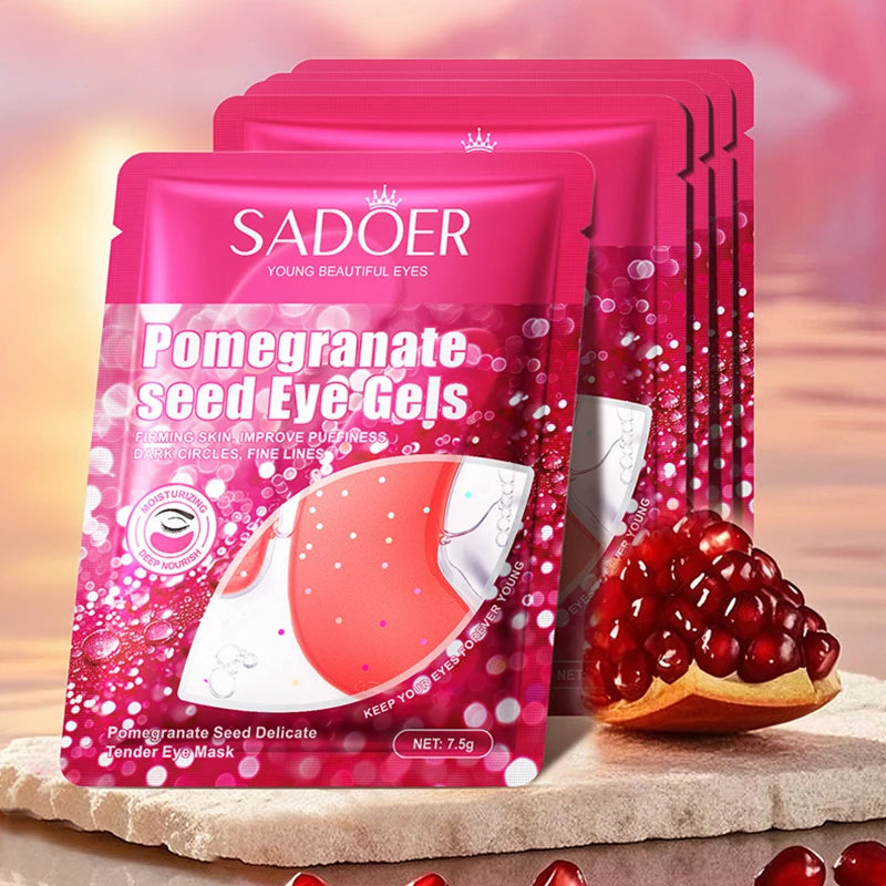 SADOER 24K Gold Crystal Collagen Eye Mask - Dark Circles Treatment