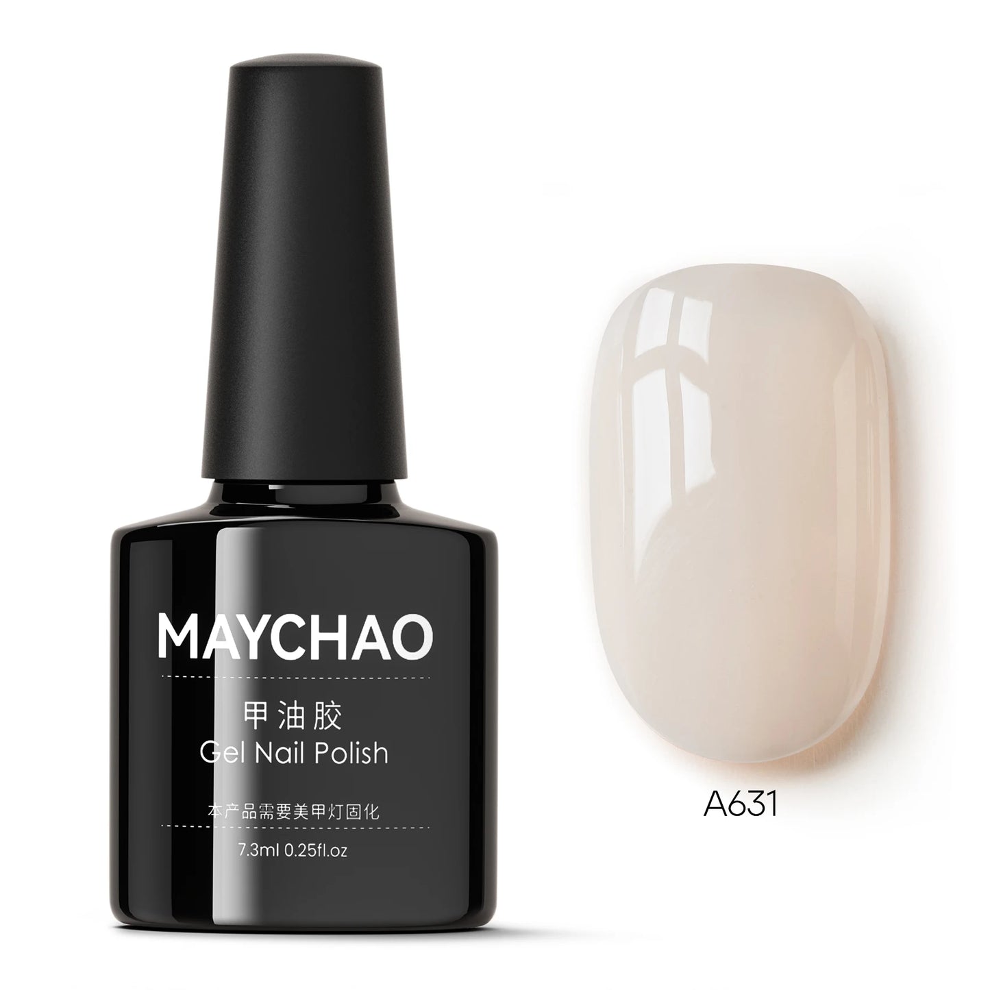MAYCHAO 7.3ML Transparent Jelly Gel Polish - Nude Collection