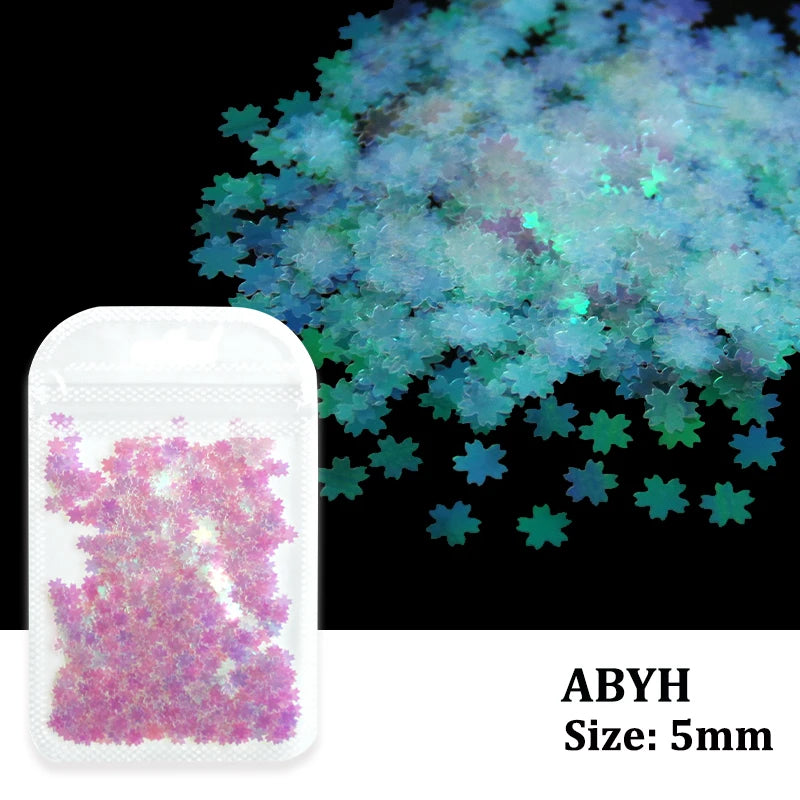 Holographic Nail Art Glitter - Laser Star Butterfly Sequins 2g