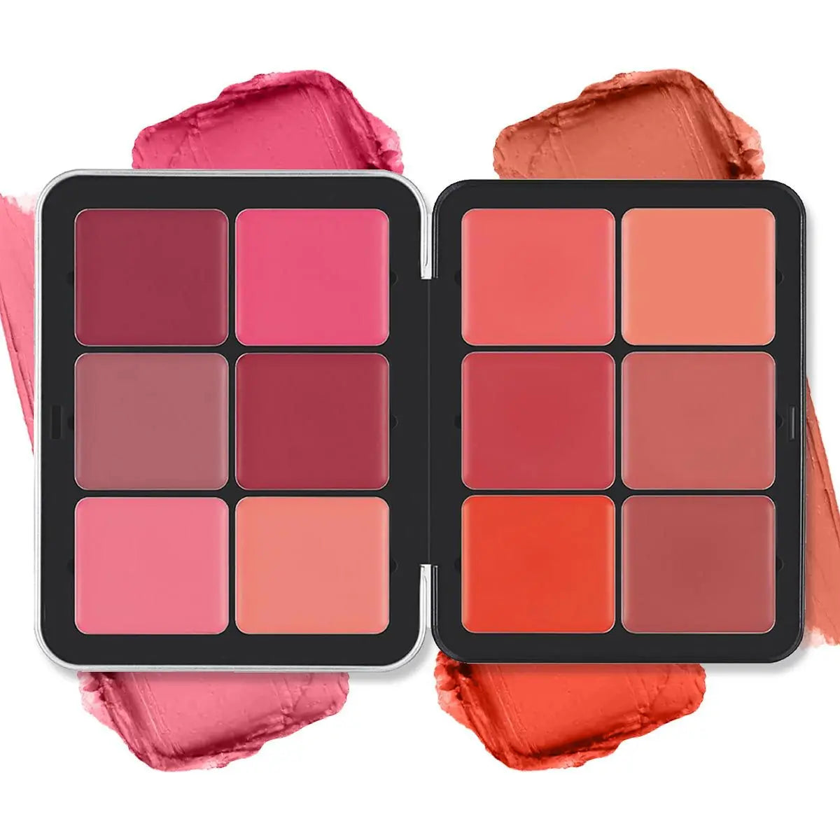 12-Color Blush Concealer & Contour Set - Waterproof Brightening Palette