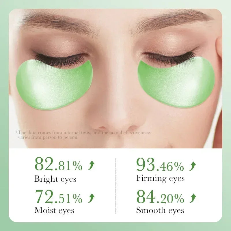 Aloe Vera Collagen Eye Mask - 60 Patches for Dark Circles and Puffiness