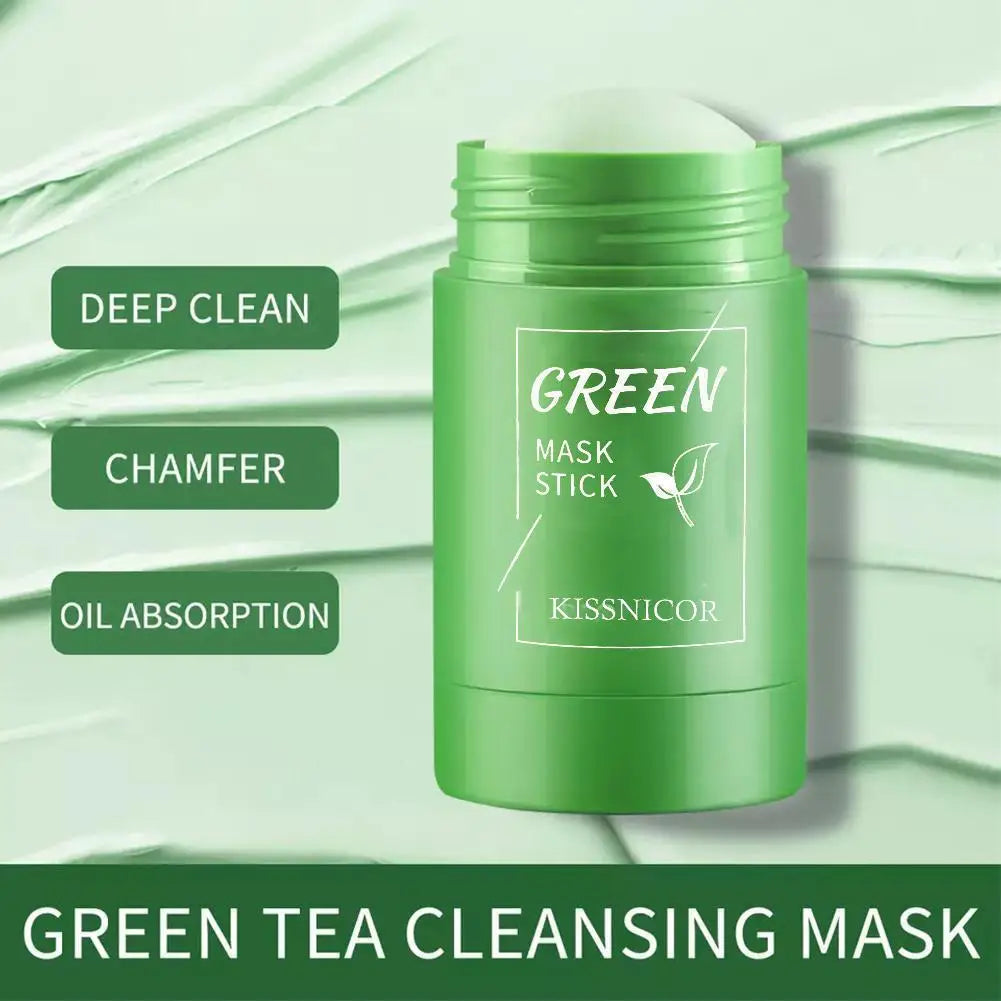 Green Tea Clean Mask Stick - Acne Treatment & Blackhead Remover 40g