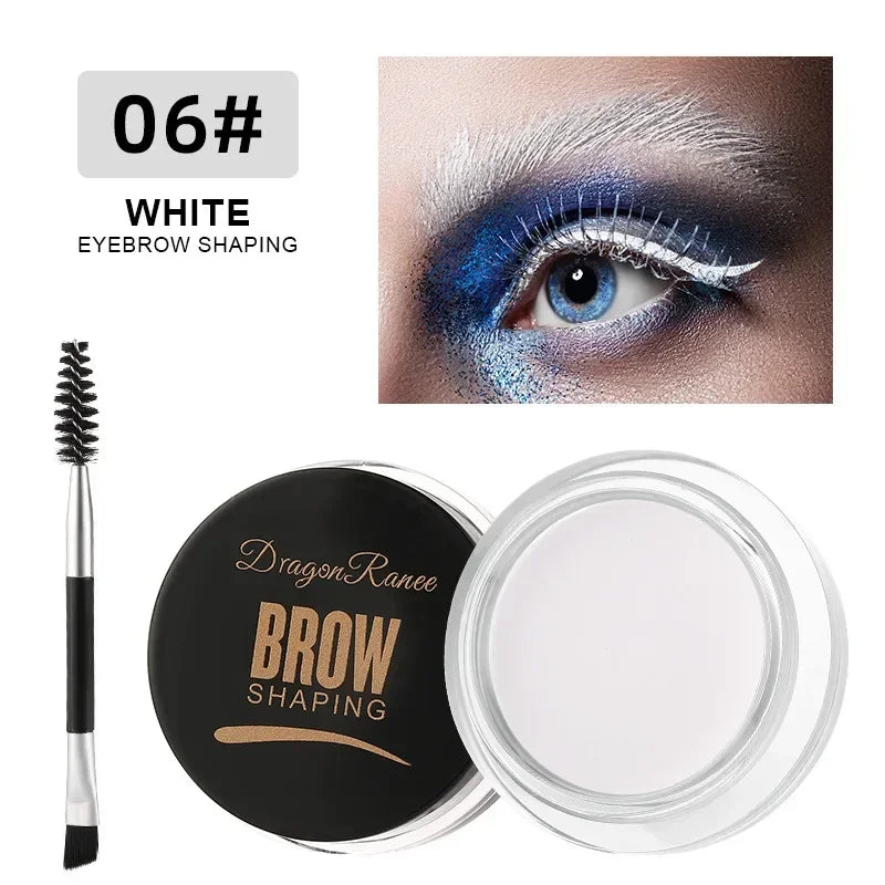 Matte Eyebrow Cream Gel - Waterproof Long Lasting Brown & Black
