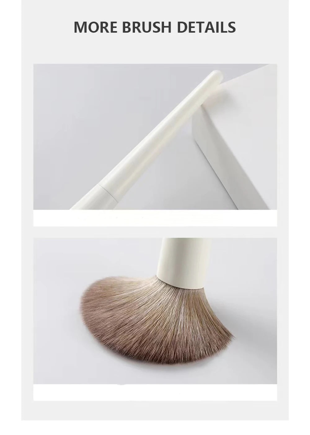 Soft Fluffy Makeup Brush Set - Eye Shadow Foundation Blending