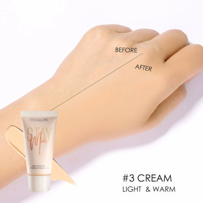 FOCALLURE Waterproof Liquid Foundation Cream - Full Coverage Oil Control
