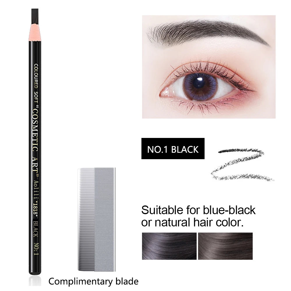 Waterproof Feather Eyebrow Pencil - Long Lasting Professional Brow Lift