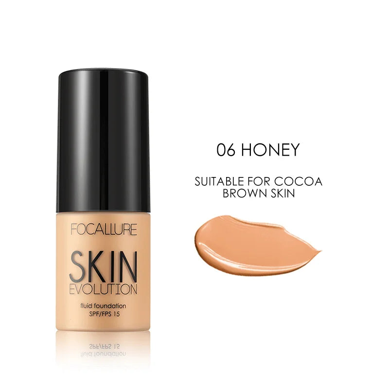 Focallure Liquid Foundation Cream - Full Coverage Oil Control Moisturizing