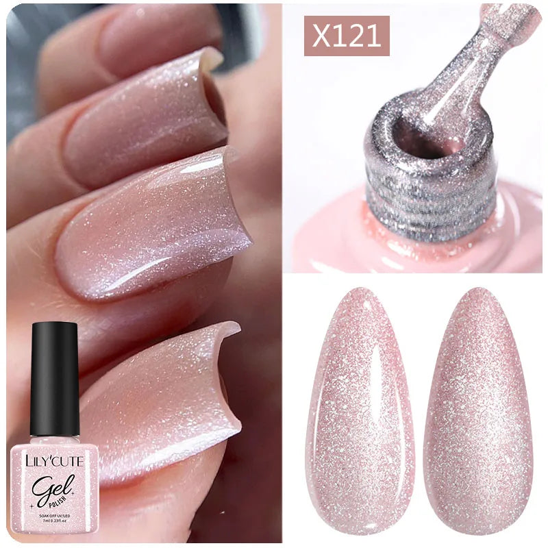 LILYCUTE 5ML Reflective Glitter Liner Gel - Champagne Sparkle