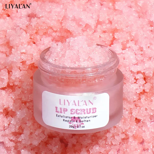 Pink Sugar Lip Scrub - Exfoliating & Lightening Treatment 20g