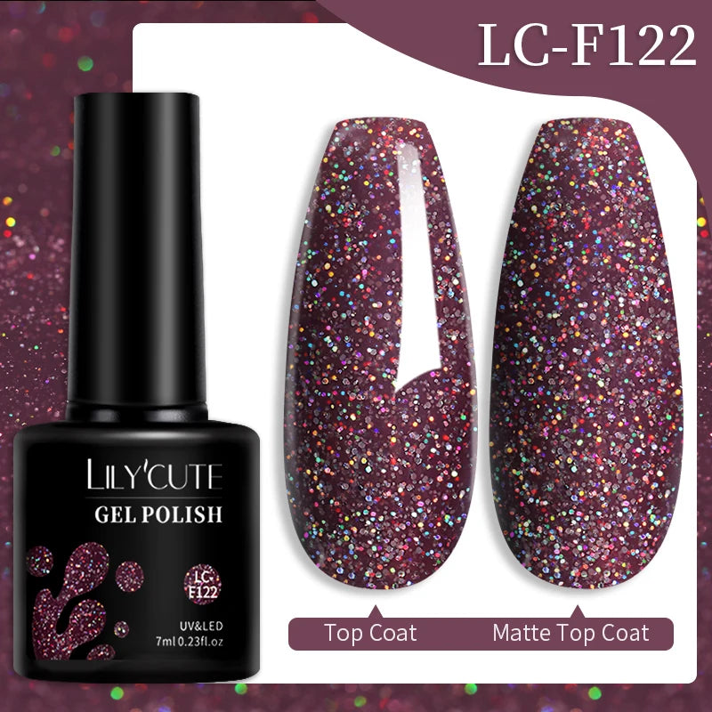 LILYCUTE 7ML 9D Cat Eye Magnetic Gel Polish - Iridescent Effect