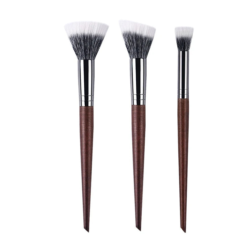 Professional Goat Hair Makeup Brush - Powder Contour Stippling