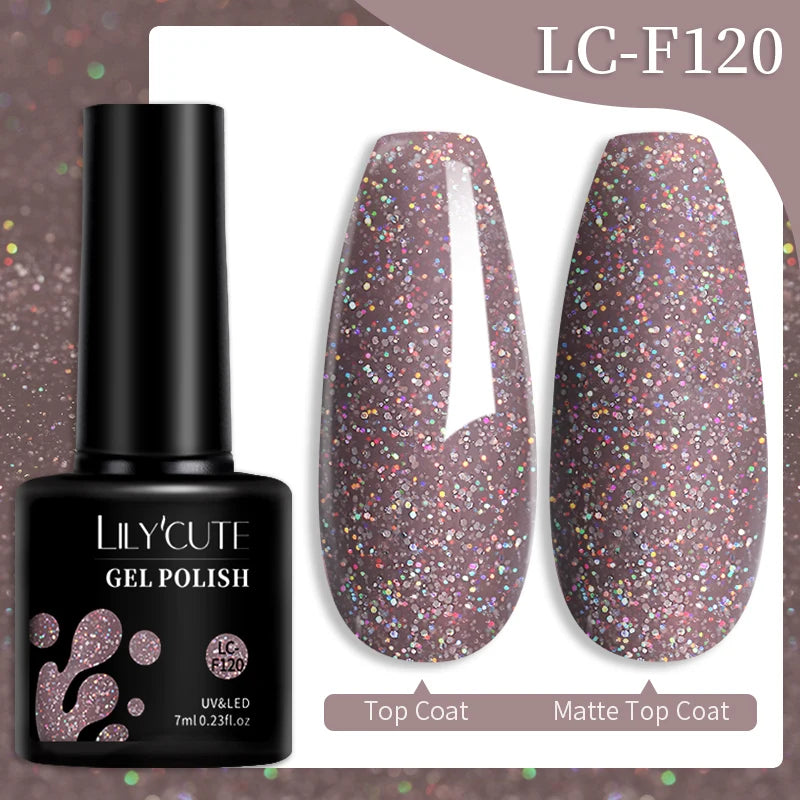 LILYCUTE 7ML 9D Cat Eye Magnetic Gel Polish - Iridescent Effect