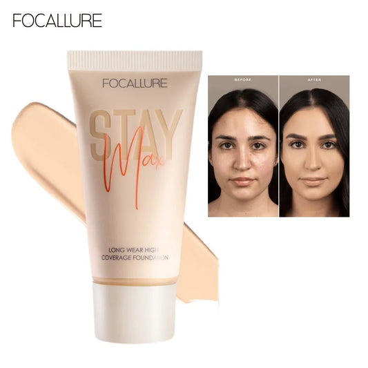 FOCALLURE Waterproof Liquid Foundation Cream - Full Coverage Oil Control