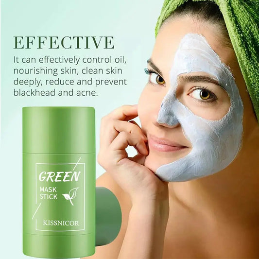 Green Tea Clean Mask Stick - Acne Treatment & Blackhead Remover 40g
