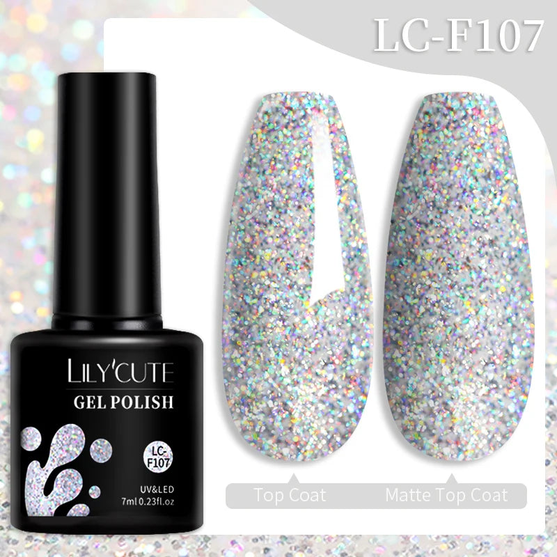 LILYCUTE 7ML 9D Cat Eye Magnetic Gel Polish - Iridescent Effect