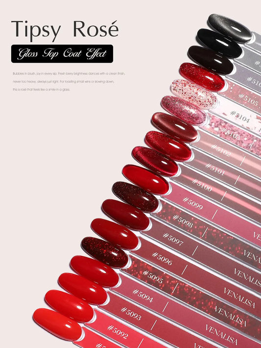 VENALISA V6 10ML Gel Polish - HEMA & TPO Free Cat Eye Diamond Top