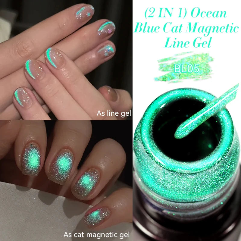 LILYCUTE 5ML Reflective Glitter Liner Gel - Champagne Sparkle