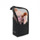 Clear Stand Cosmetic Bag - Zipper Makeup Brush Holder Travel Organizer