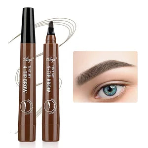 5-Color Eyebrow Pen - Waterproof 4 Split Tip Tattoo Pen