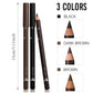 Waterproof Eyebrow Pencil Set - Professional Natural Black Brown (6/12 Pack)