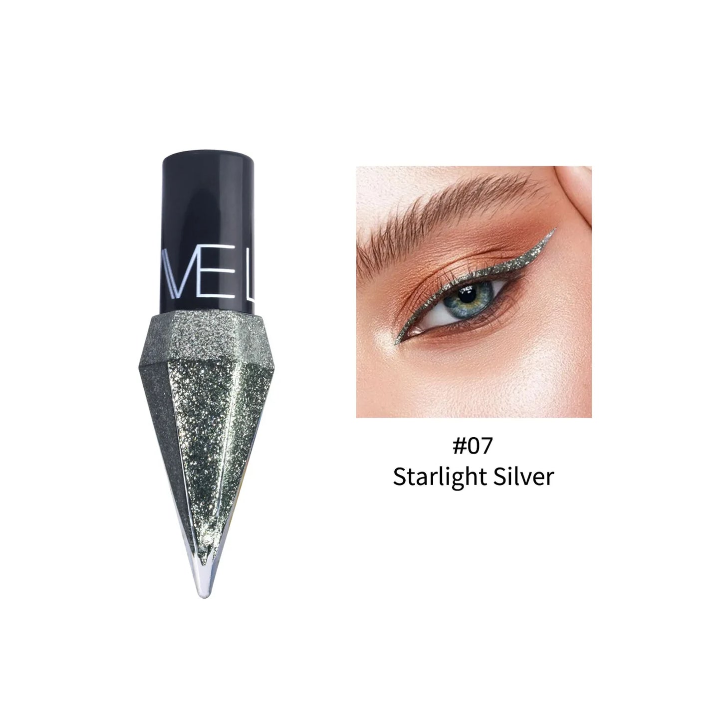 Pearlescent Diamond Gold Liquid Eyeshadow & Eyeliner Stick - Waterproof Glitter