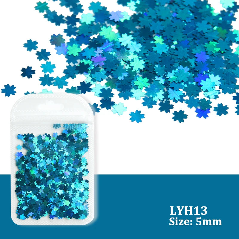 Holographic Nail Art Glitter - Laser Star Butterfly Sequins 2g