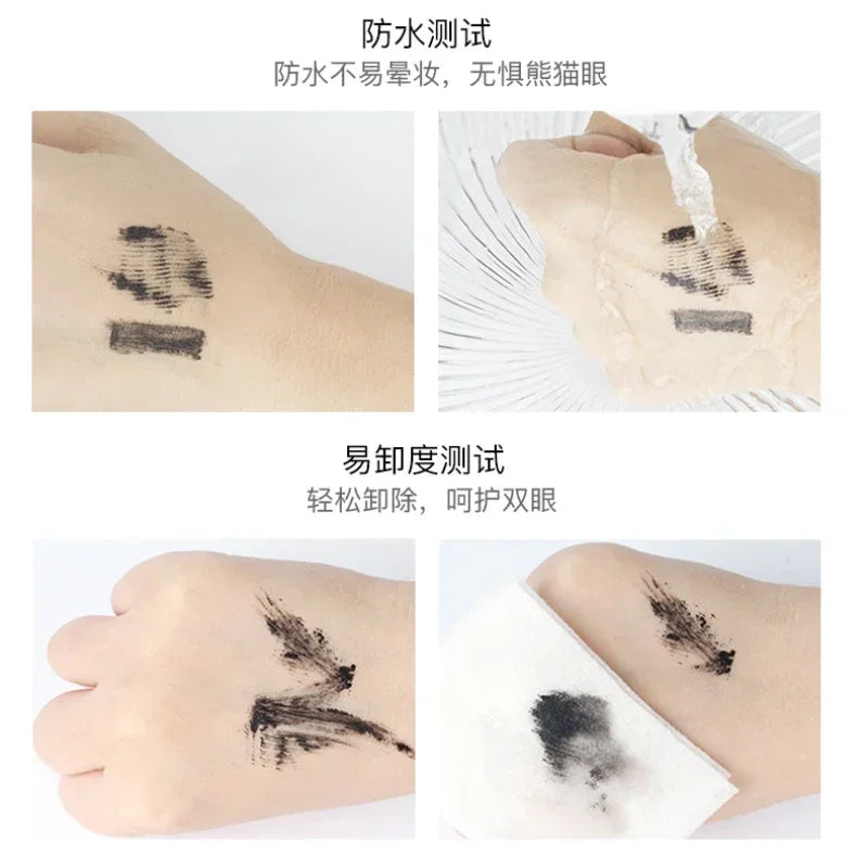 Pudaier 4D Lengthening Mascara - Waterproof Non-Flaking Super Black