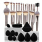 Professional Makeup Brush Set - 3-20 Piece Soft Fluffy Beauty Kit
