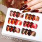 LILYCUTE 7ML Jelly Amber Gel Polish - Leopard Pattern Nail Art