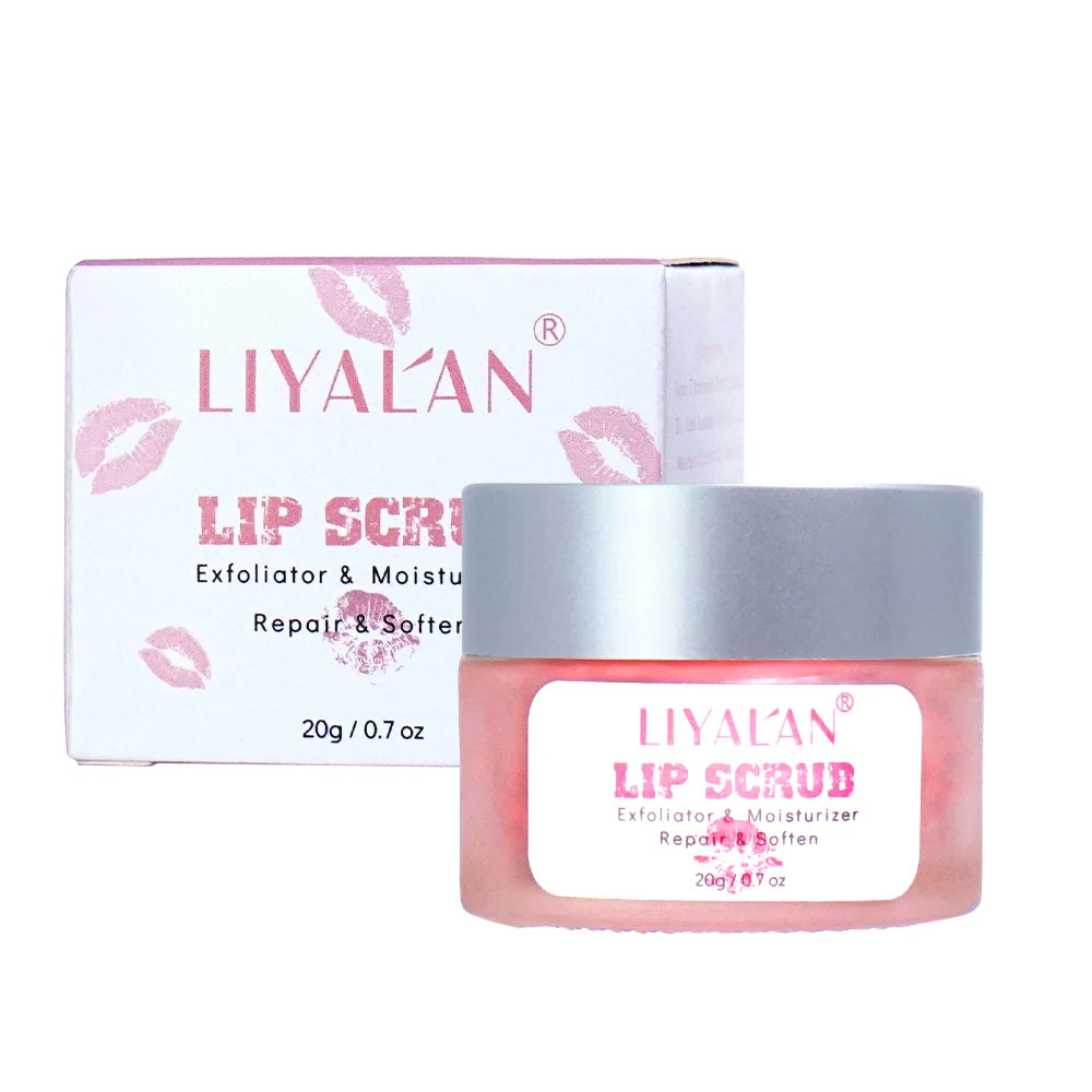 Pink Sugar Lip Scrub - Exfoliating & Lightening Treatment 20g