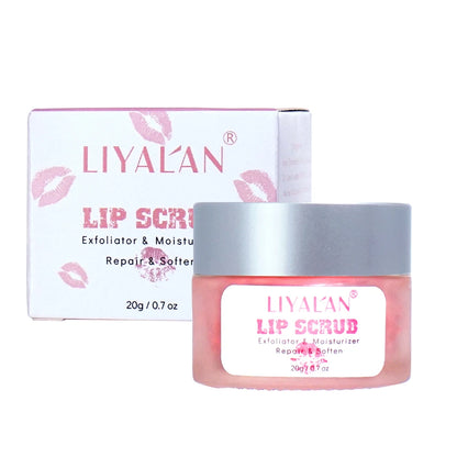 Pink Sugar Lip Scrub - Exfoliating & Lightening Treatment 20g