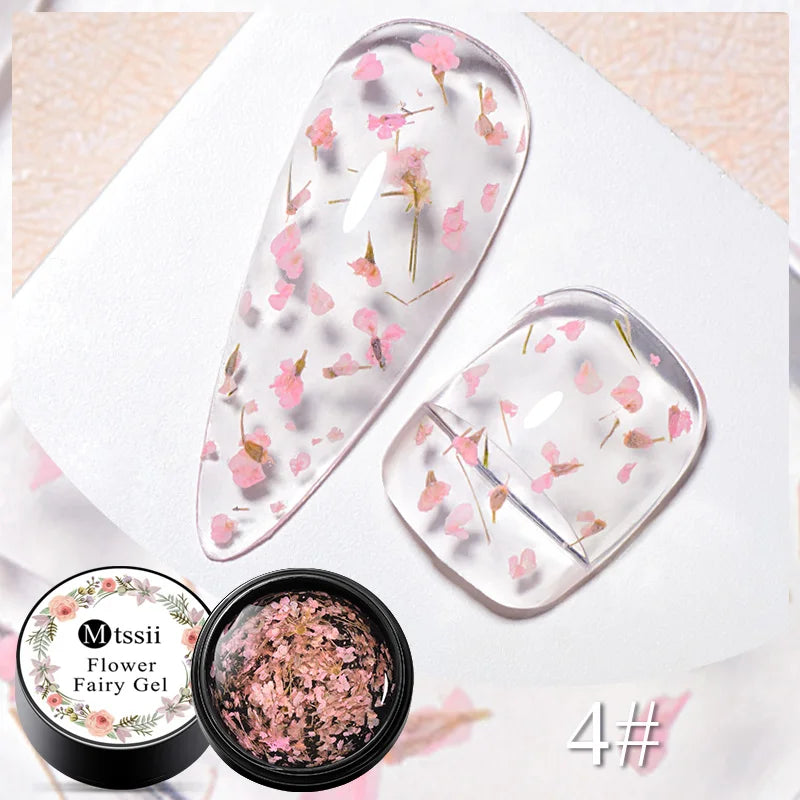 Mtssii Dried Flower Gel Polish - Natural Flower Fairy Series 5ML