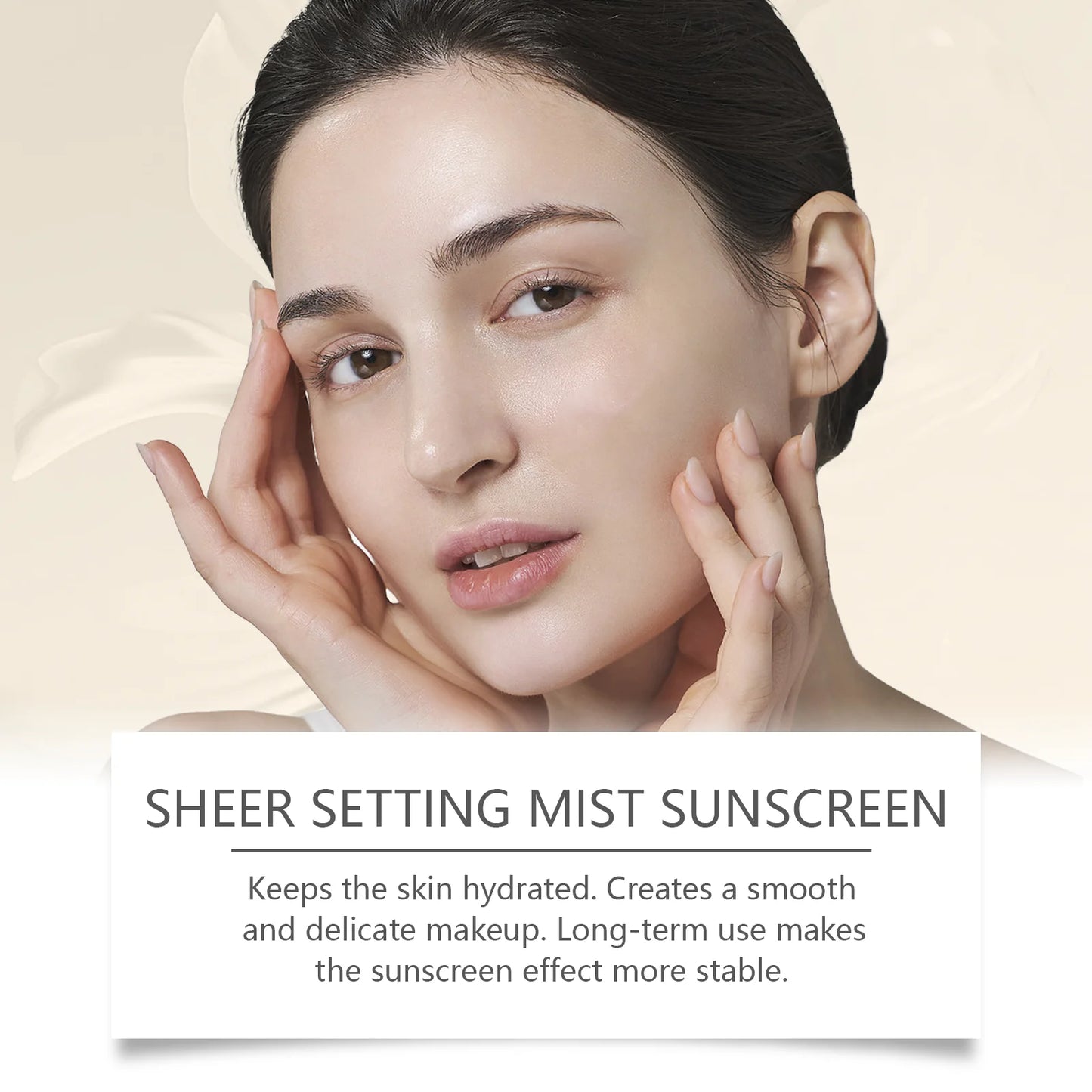 SPF 50+ Makeup Setting Spray 75ML - Oil Control Sun Protection Mist