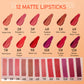IMAGIC Matte Lipstick Set - Waterproof Velvet Nude Rouge (12 Colors)