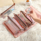 4 in 1 Cosmetic Bag Set - Mesh Separable Foldable Makeup Organizer